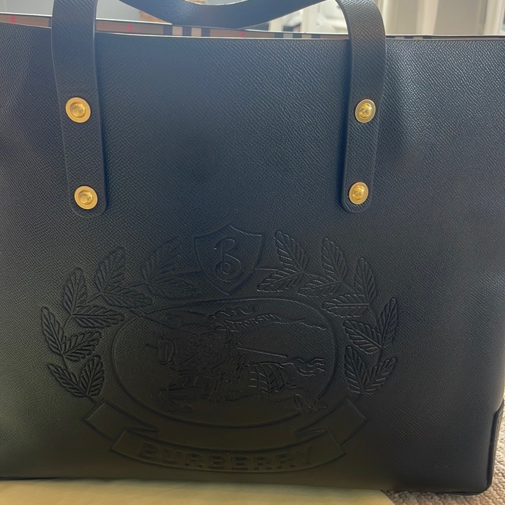 Black Burberry Tote